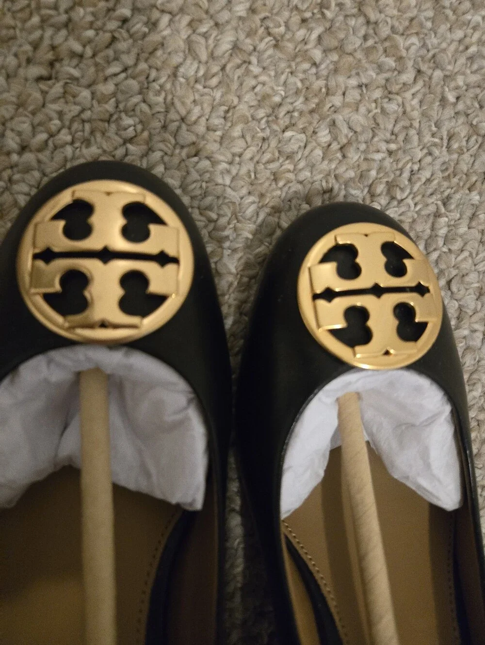 Tory Burch Black Heels